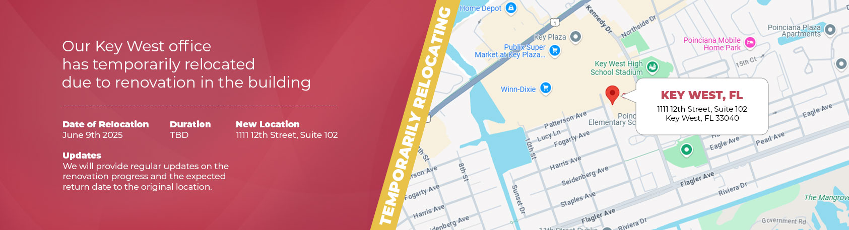 Relocating Key West Office Banner - Hear 4 U Audiology